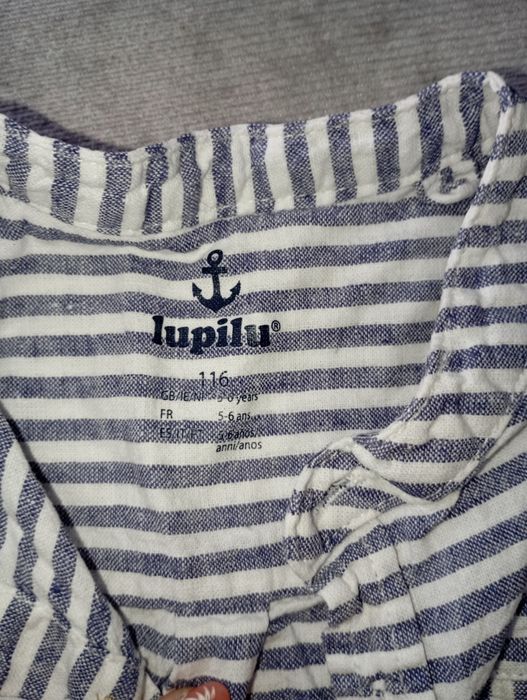 Elegancki wizytowy zestaw dla chłopca na lato koszula  r. 116