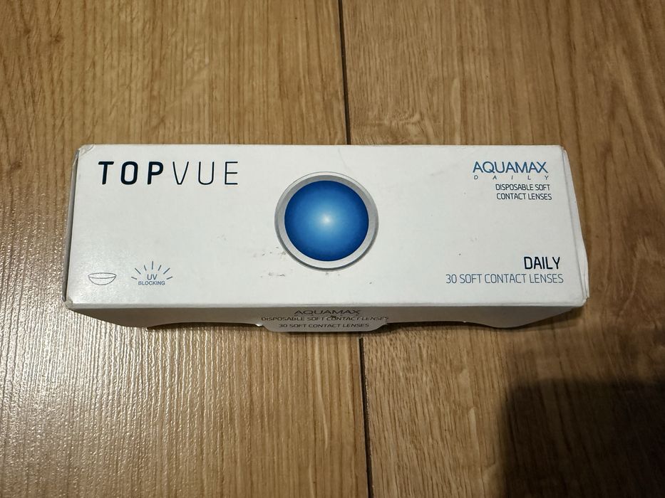 Soczewki kontaktowe jednodniowe dzienne TOPVUE -1,5 D