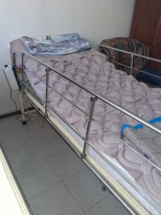 Cama Hospitalar Articulada Colchão Anti Escaras Completa Pronta a Usar