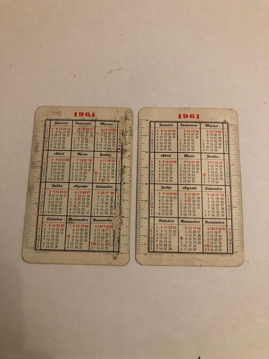 Calendário de marca de café