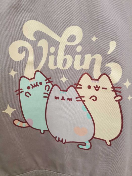 Pusheen - kurtka jeansowa  rozm. 152