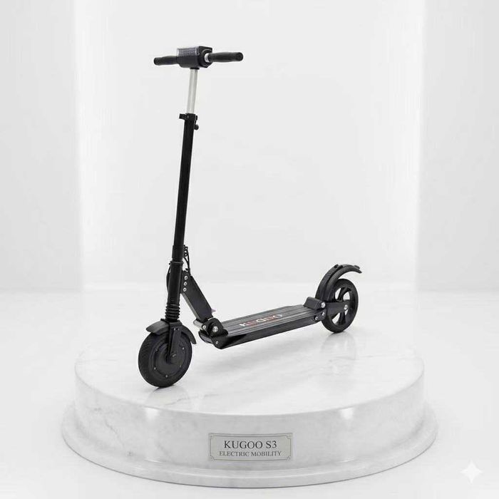 Електросамокат Kugoo S3 Black (300W, 7.5Ah) -НОВИЙ !!!