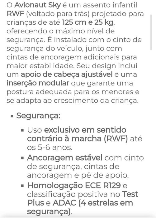 Cadeira de criança