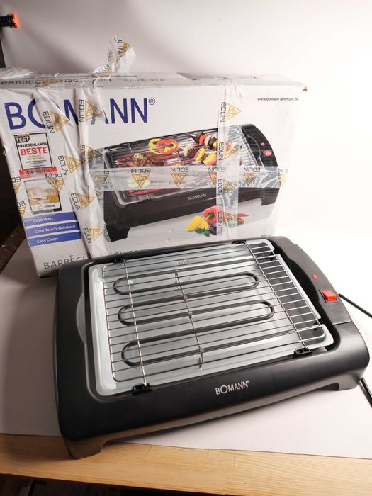 Настільний електричний гриль Bomann BQ 1240 N CB