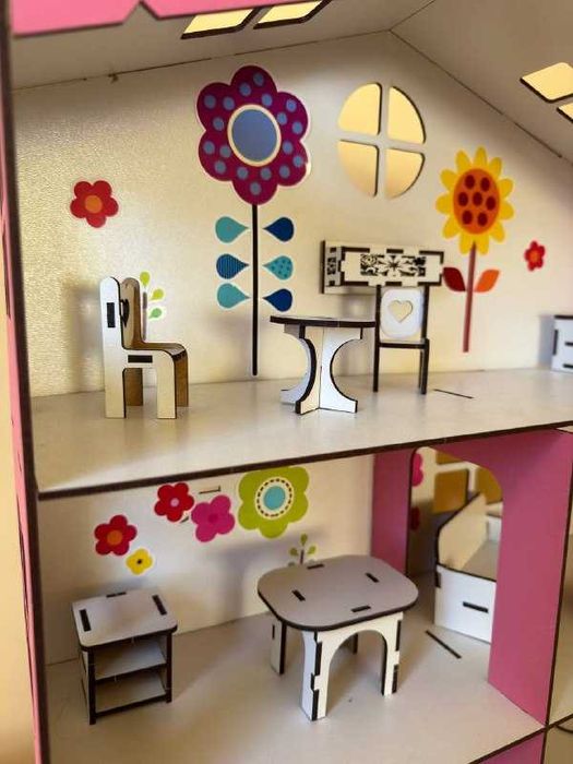 Ляльковий будинок для ляльок. кукольный домик кукольный домик