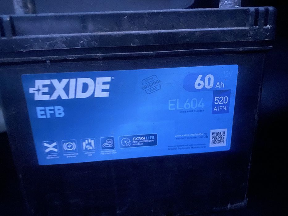 Аккумулятор Exide EL604 EFB 60 Ah 520A