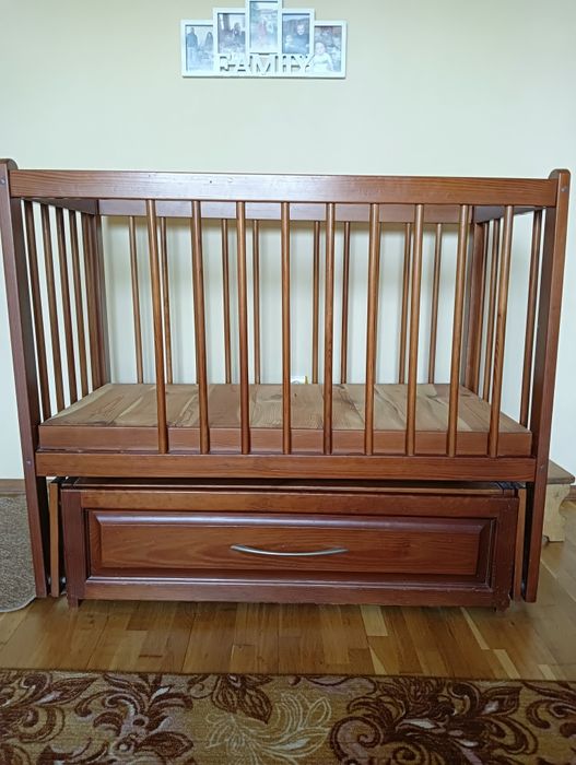 Колиска-ліжечко  дерев'яна.