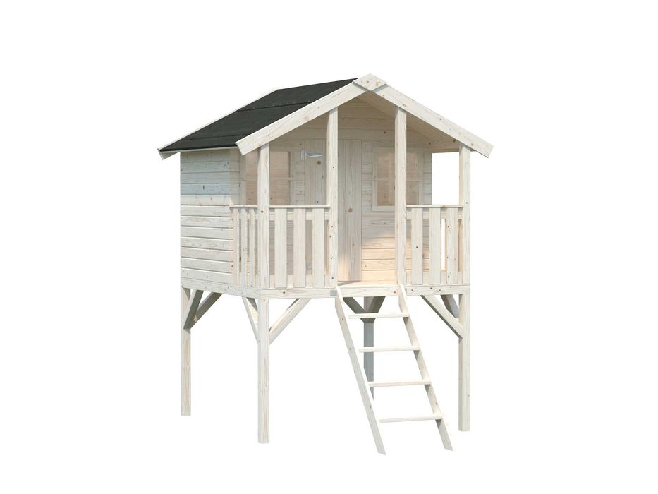 Drewniany domek dla dzieci, domek dla dzieci TOBY 1,8 x 1,9 m