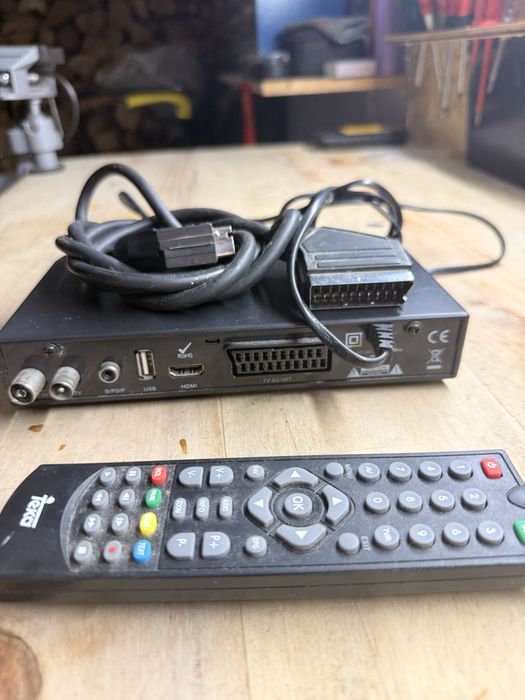 Receptor / Box TDT HD Teka TK-1000 T HD + Comando + Cabos