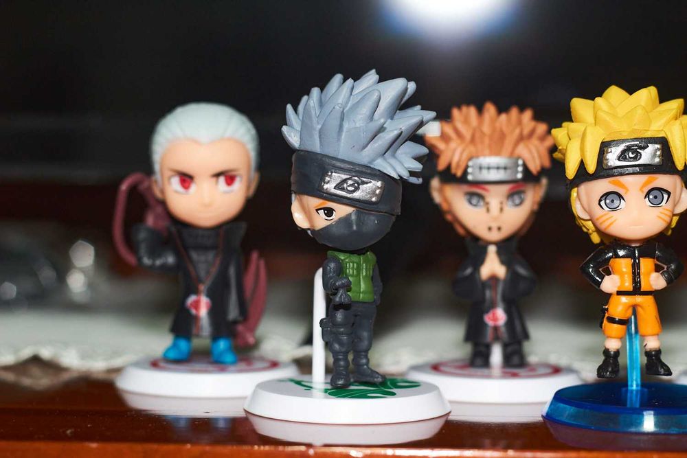 Figuras Naruto Shippuden e Akatsuki