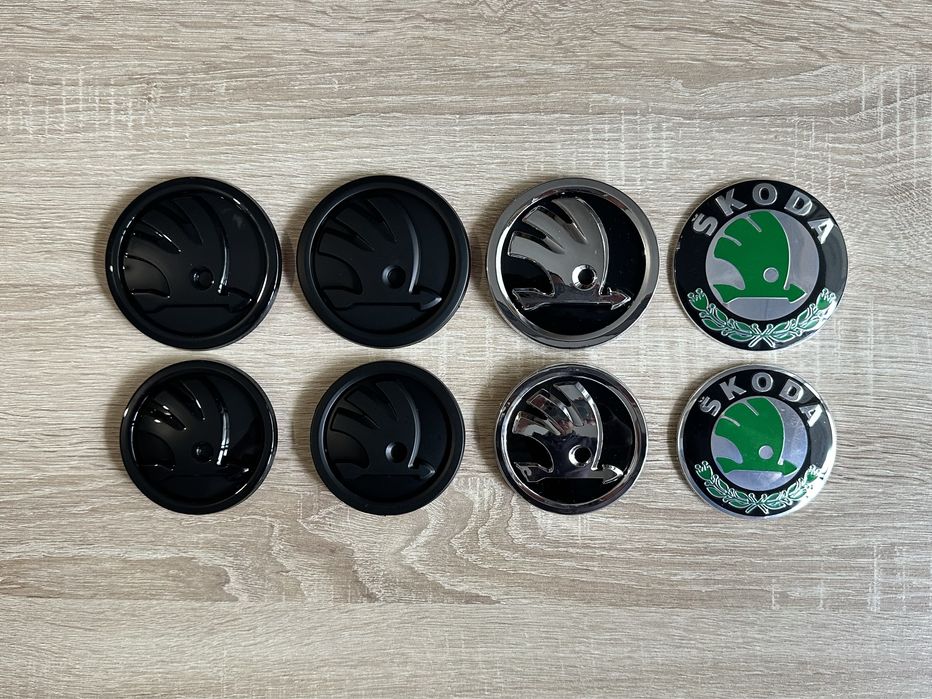 Símbolos Skoda Capõ Mala 90mm 88mm 80mm 79mm