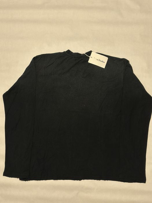 Acne Studios Black Longsleeve M S акне студиос лонг черный лонгслив М С