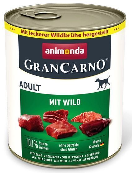 Animonda Grancarno Original Adult Wild Dziczyzna Puszka 800G