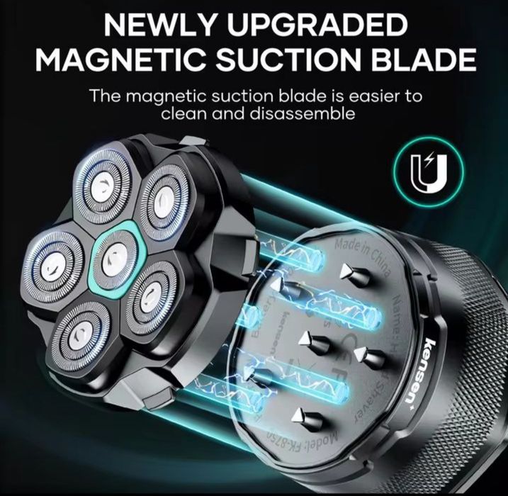 KENSEN S15, Електробритва IPX6, Акум. шейвер