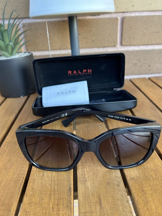 Óculos de sol pretos Ralph Lauren