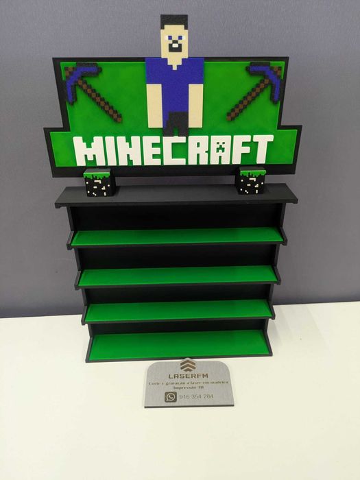 Expositor Minecraft Kinder joy