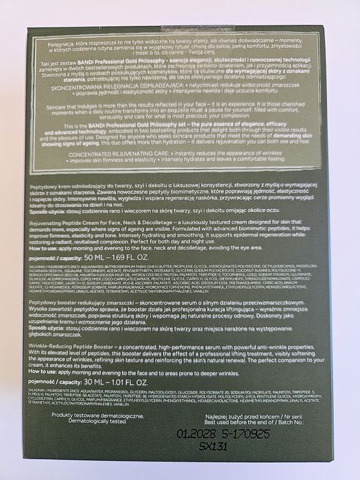 Bandi Zestaw prezentowy Gold Philosophy