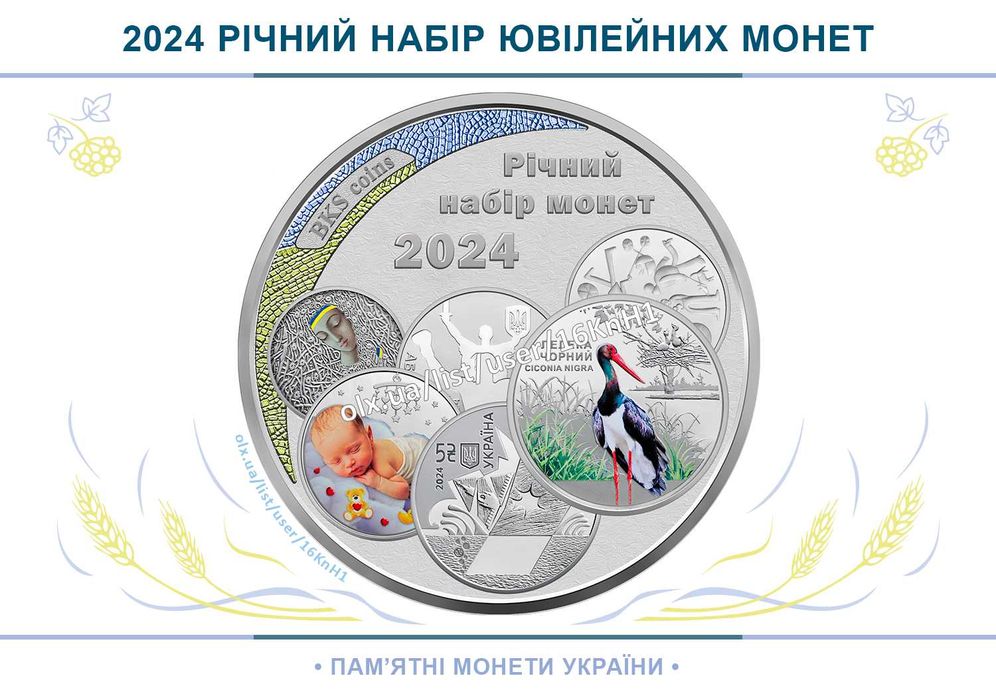 Набір 19шт ювілейних обігових монет НБУ 10 грн — Області та ЗСУ 2026-2022р