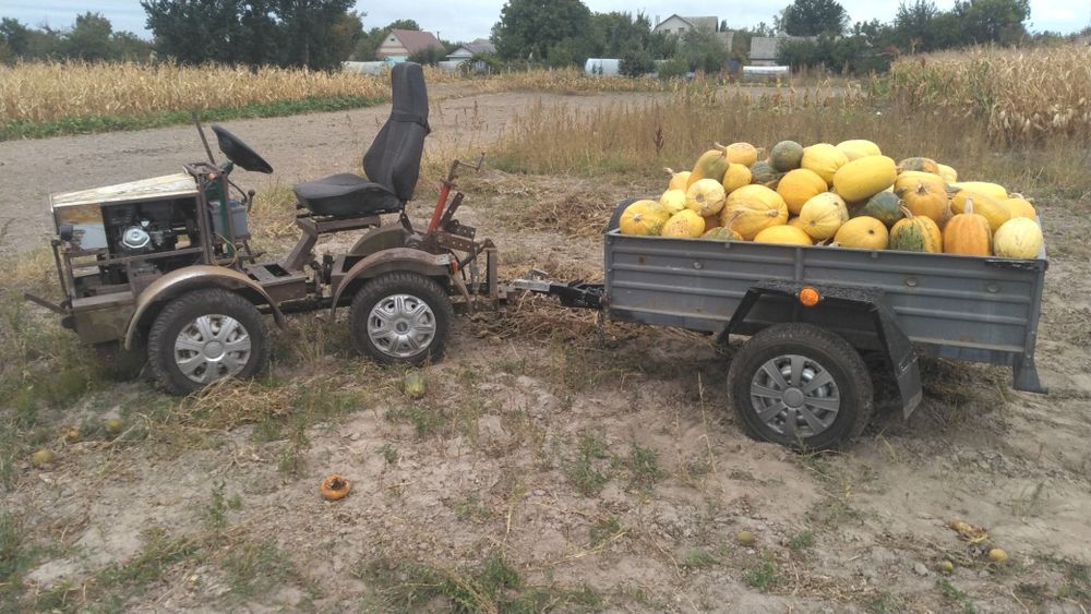 Саморобний трактор трактор переломка мінік