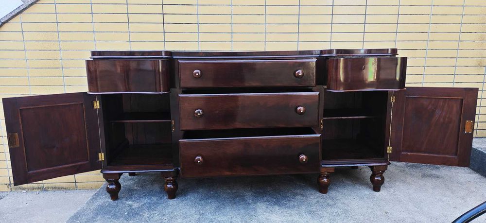 Aparador Sideboard Raiz Mogno Séc XIX