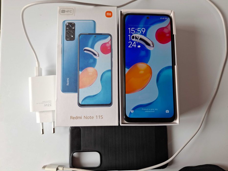 Telefon Xiaomi Redmi Note 11s 6 GB RAM, 64GB Czarny Dual-Sim AKTUALNE