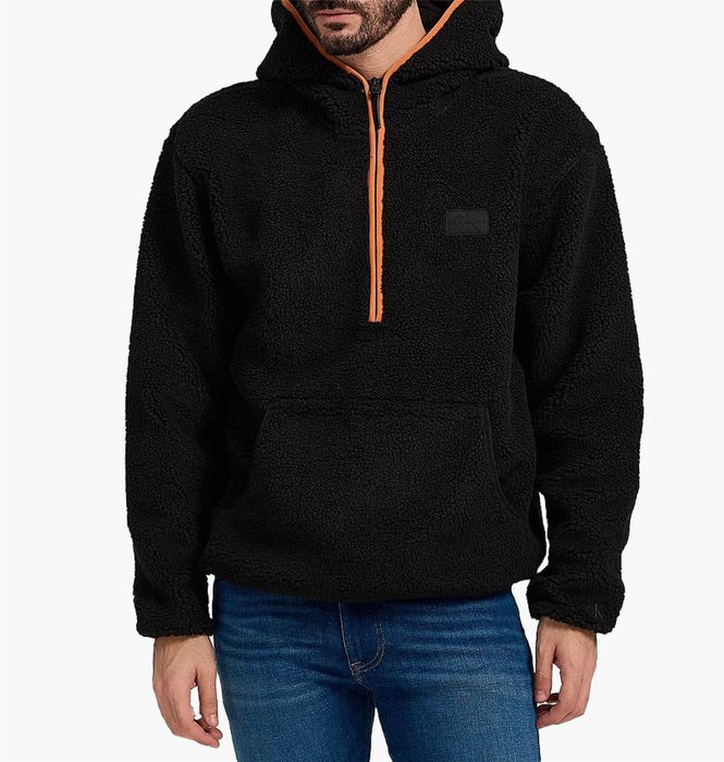 Оригінал! Худі Calvin Klein Sherpa (чорне) (S) Нове з бірками!