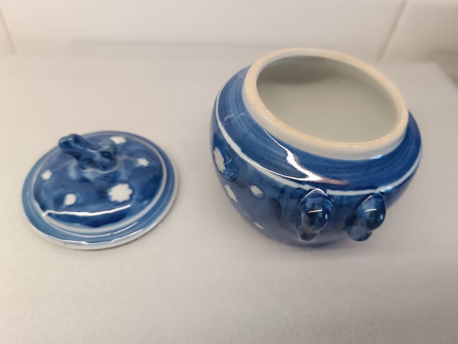 Pote Porcelana. Açúcareiro. Novo 11 cm.