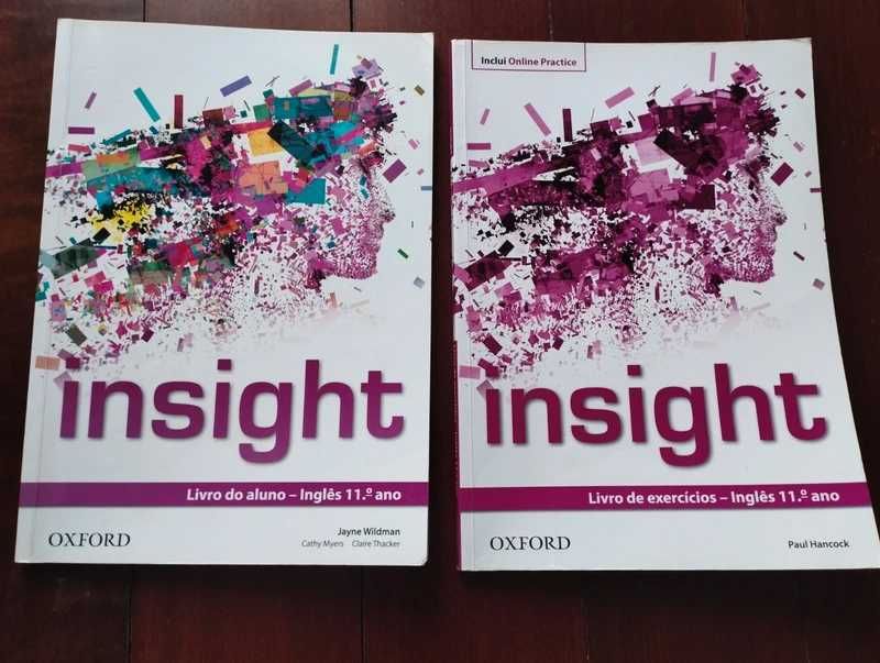 "Insight" Manual e Caderno de atividades de Inglês 11° ano