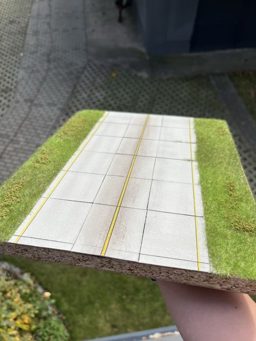 Diorama drogi kołowania