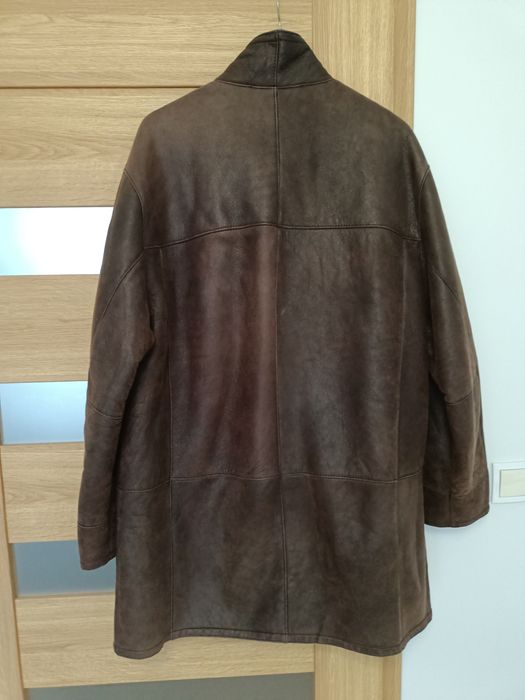 Kurtka męska zimowa skórzana CHRIST r.54