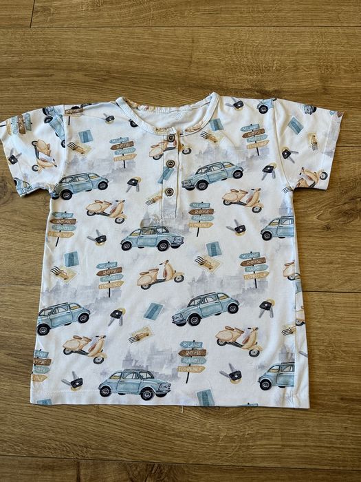 Zestaw t-shirtów r. 116 dla chłopca na lato