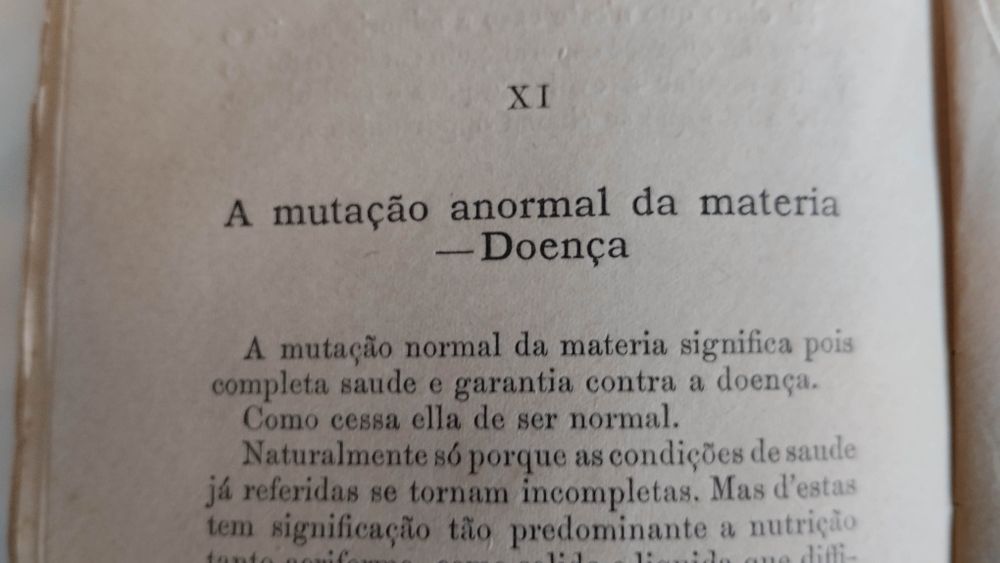 Livro "A Cura Natural" de 1907