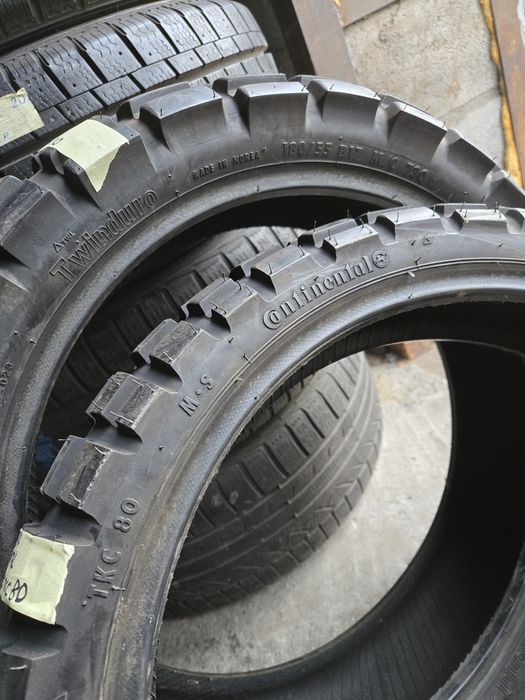 180/55R17 120 70 17 Continental twinduro TKC 80