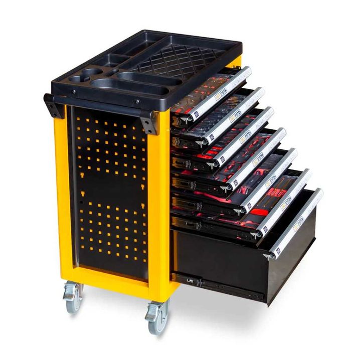 Wózek warsztatowy narzędziowy szafka narzędziowa z wyposażeniem