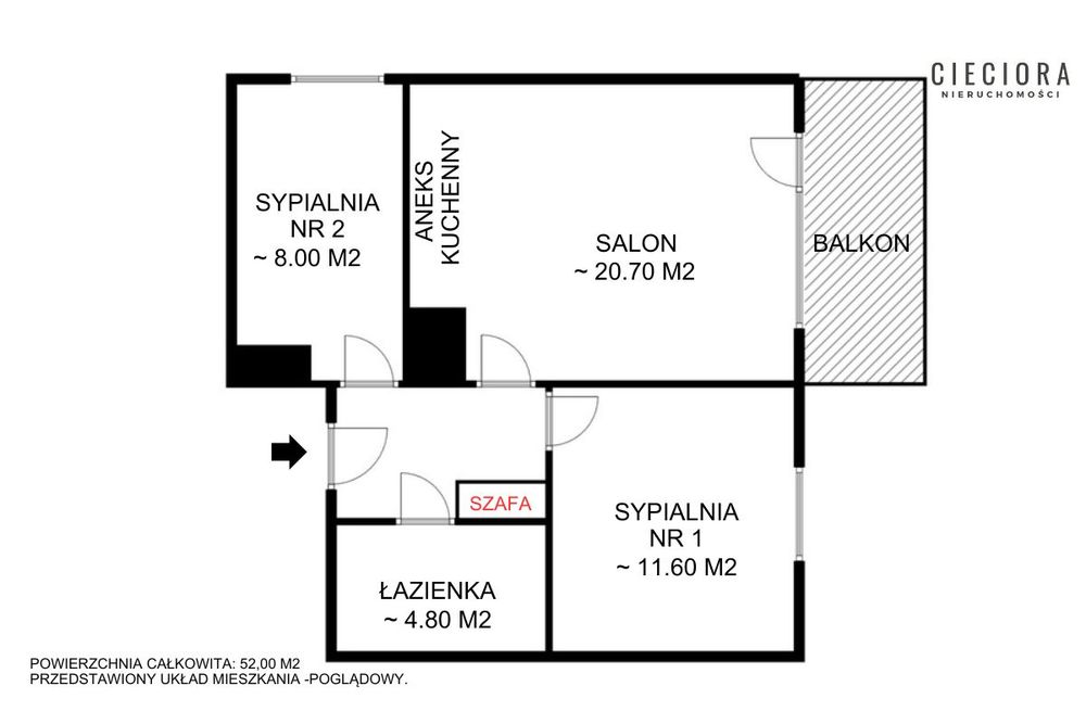 3 pok|ogrodzone osiedle| hala garażowa | winda|komórka lokatorska - Widok 2