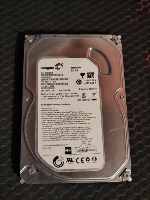 HDD seagate 500gb