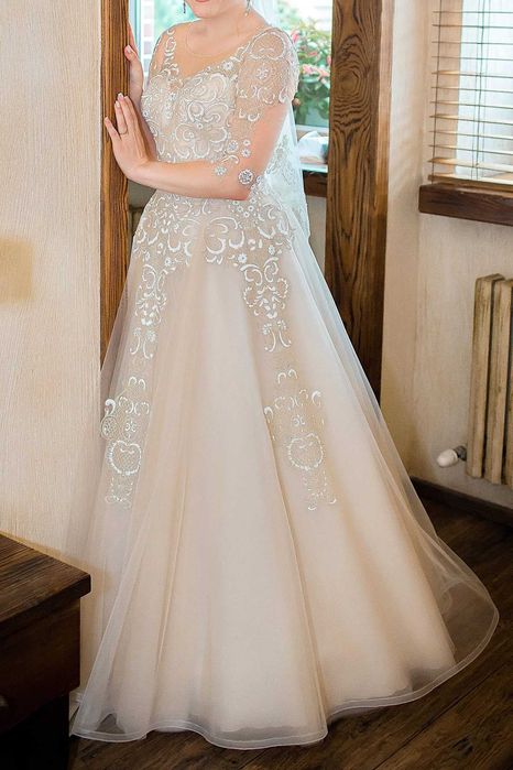 Весільна сукня болеро чохол кільця у подарунок, свадебное платье