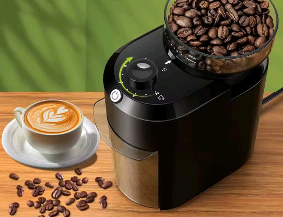 Електрична кавомолка Wancle Electric Burr Coffee Grinder.