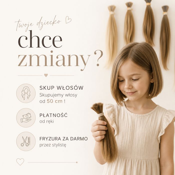 SKUP WŁOSÓW/ dojazd gratis !!
