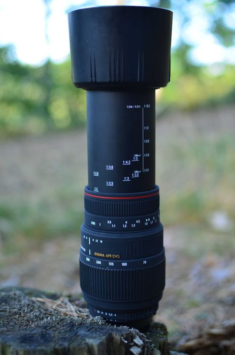 Obiektyw SIGMA 70-300mm f4-5.6 + Makro Nikon F