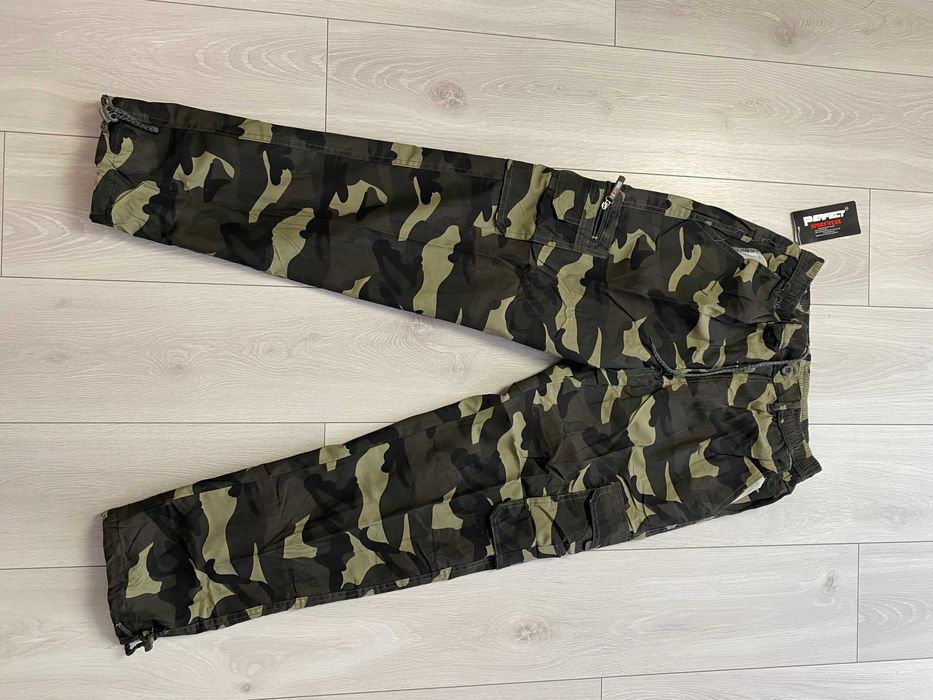 NOWE r.L Ocieplane spodnie wojskowe męskie bojówki
