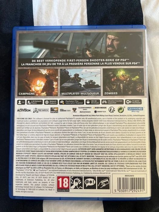 Call of duty Black Ops Cold War PS5