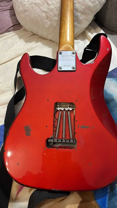 Ibanez GRX40 GIO, Candy Apple Red Guitarra Elétrica vintage, bem usada