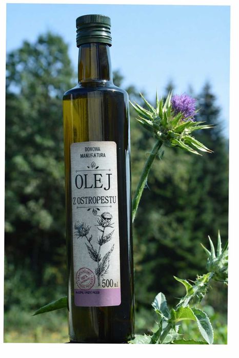 Olej z czarnuszki 250ml + olej z ostropestu 500ml. Dla zdrowia