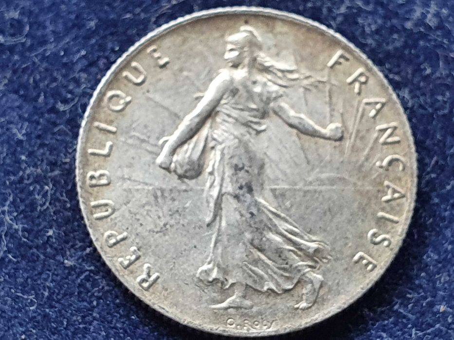 Francja 50 centymów różne roczniki 1898 Semeuse Srebro Ag