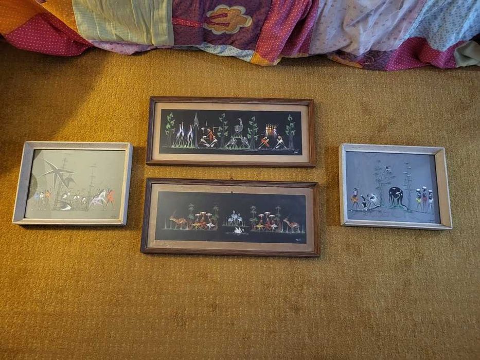 Coleção de 23 Quadros Batik