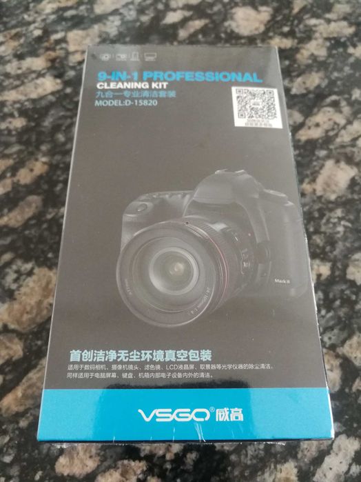 Набор для чистки оптики, линз, объективов 9в1