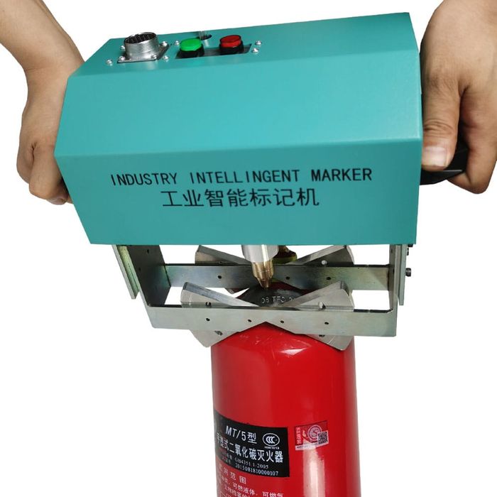 Znakowarka mikroudarowa do butli i do płaskich powierzchni