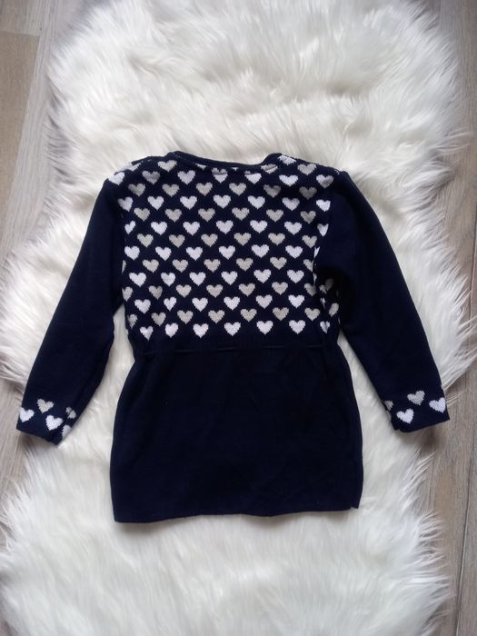 Sweter sweterek serduszka Jomar roz 116 akryl