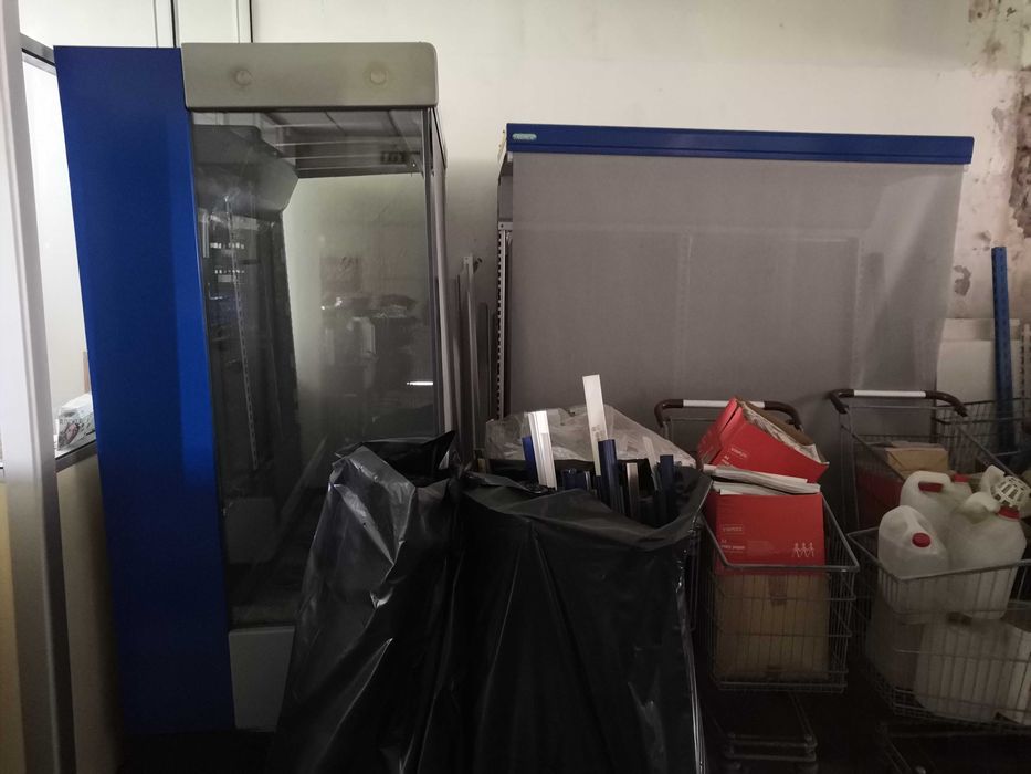 Expositor refrigerado de parede